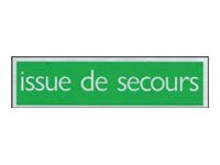 Pickup - Plaque de signalisation - 165 x 44 mm - issue de secours