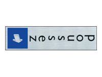 Pickup - Plaque de signalisation - 165 x 44 mm - poussez (vertical)
