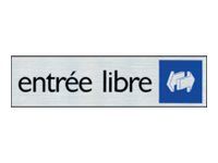 Pickup - Plaque de signalisation - 165 x 44 mm - entrée libre