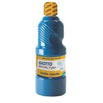 GIOTTO SCHOOL - Peinture - peinture à tempera - cyan - extra-fine - 500 ml