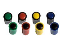 Sign - 8 Aimants - 1 x 1.5 cm - couleurs assorties