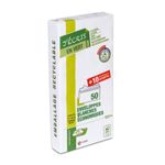 GPV Green - 50 Enveloppes recyclées + 10 gratuites DL 110 x 220 mm - 75 gr - sans fenêtre - bande auto-adhésive
