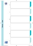 Oxford StrongLine - Intercalaire 6 positions - A4 Maxi - carte blanche