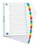 Oxford StrongLine - Intercalaire 26 positions A à Z - A4 Maxi - carte blanche