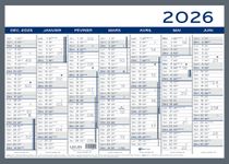 Calendrier Lecas 2 Couleurs 55x40,5 1 Année Sur 2 Faces  Hamelin