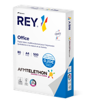 Rey Office - Papier blanc - A4 (210 x 297 mm) - 80 g/m² - Ramette de 500 feuilles