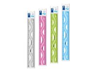  Règle plate 30 cm – flexible et incassable