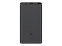 Xiaomi Mi Power Bank 3 - powerbank / batterie de secours - 3 charges rapides - 10000 mAh - USB, USB-C - 18 Watt