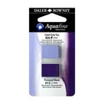 Daler-Rowney Aquafine - Ensemble de peinture - 2 parties - aquarelle - 2 couleurs - teinte violet cobalt, mauve permanent - demi-plateau