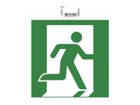 Exacompta - Pictogramme - évacuation (flèche droite) - 200 x 200 mm - vert