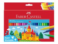 Faber-Castell - 50 Feutres - couleurs assorties