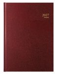 Agenda Santex Bremax - 1 jour par page - 21 x 29 cm - bordeaux - Brepols