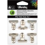 Wonday - 6 Pinces à ressort - 30 mm