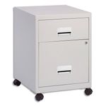 Caisson mobile - 2 tiroirs - gris