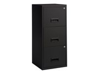Classeur 3 tiroirs pour dossiers suspendus - 95,7 x 40 x 40 cm - noir
