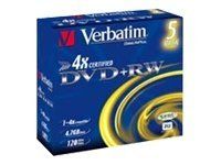 Verbatim DataLifePlus - DVD+RW x 5 - 4.7 Go - support de stockage