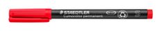 STAEDTLER LUMOCOLOR 313 - Marqueur permanent - pointe super fine - rouge