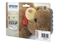 Epson T0615 Ourson - Pack de 4 - noir, cyan, magenta, jaune - cartouche d'encre originale