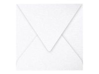 Pollen - 20 Enveloppes - 140 x 140 mm - 120 g/m² - blanc irisé