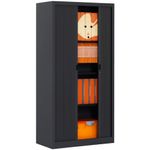 Armoire métallique démontable Class 900 - 180 x 90 x 43 cm - anthracite