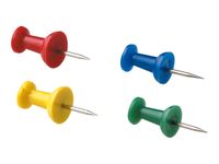 Wonday - 100 Punaises signalétique - couleurs assorties