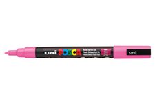 POSCA PC-3M - Marcador - permanente - rosa - tinta pigmentada al agua - 0.9-1.3 mm - fino