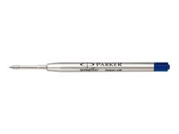 Parker - Recharge pour stylo à bille - bleu - pointe moyenne