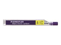 STAEDTLER Mars micro carbon - Tapa de lápiz - H - negro jet - 0.3 mm (paquete de 12) - para P/N: 775 03