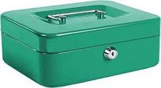 Reskal PV2B - Caisse à monnaie - 20 x 16 x 9 cm - vert