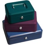 Reskal PV2B - Caisse à monnaie - 25 x 18 x 9 cm - violet