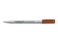 STAEDTLER LUMOCOLOR 316 - Marqueur non permanent - pointe fine - marron
