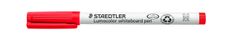 STAEDTLER LUMOCOLOR 301 - Marqueur feutre effaçable - pointe ogive - rouge
