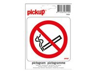 Pickup - Pictogramme - Défense de fumer + décret - 100 x 100 mm