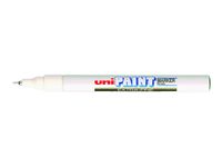 UNI PAINT - Marqueur permanent - pointe fine - blanc