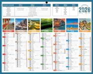 Calendrier bancaire illustré année civile BOUCHUT "Planète Mini"  21 x 26,5 cm Pefc 70 %