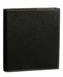 Agenda Club Executif avec répertoire - 1 semaine sur 2 pages - 16 x 16 cm - noir - Quo Vadis