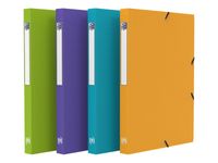 Oxford Memphis - Boîte de classement plastique - dos 25 mm - disponible dans différentes couleurs