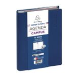 Agenda Campus - 1 jour par page - 12 x 17 cm - disponible dans différentes couleurs - Exacompta