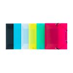 Viquel Propyglass - Chemise polypro à rabats - 17 x 22 cm - disponible dans différentes couleurs