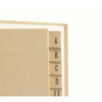 Extendos - Trieur alphabétique 18 positions - kraft