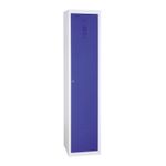 Vestiaire Industrie Propre (à monter) - colonne de départ - H180 x L30 x P51,5 cm - gris/bleu