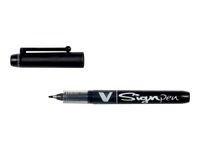 Pilot V Sign Pen - Rotulador - negro - 0.6 mm - medio