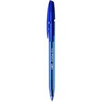 BIC Cristal Clic - Stylo à bille - bleu - 1 mm - rétractable