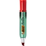 BIC ONYX 1481 - Marqueur permanent - pointe biseau - rouge