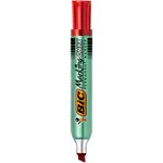 BIC ONYX 1591 - Marqueur permanent - pointe biseau - rouge