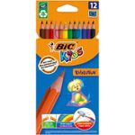 BIC Kids ecolutions Evolution - 12 Crayons de couleur