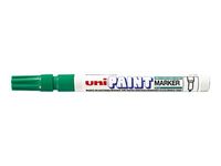 Uni PAINT PX - Marqueur permanent - pointe fine - vert foncé
