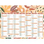 Calendrier recyclé Forever - 7 mois par face - 55 x 40,5 cm - Exacompta