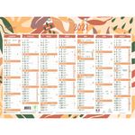 Calendrier recyclé Forever - 7 mois par face - 43 x 33,5 cm - Exacompta