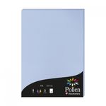 Pollen - 50 Feuilles papier couleur - A4 (21 x 29,7 cm) - 120 g/m² - bleu lavande